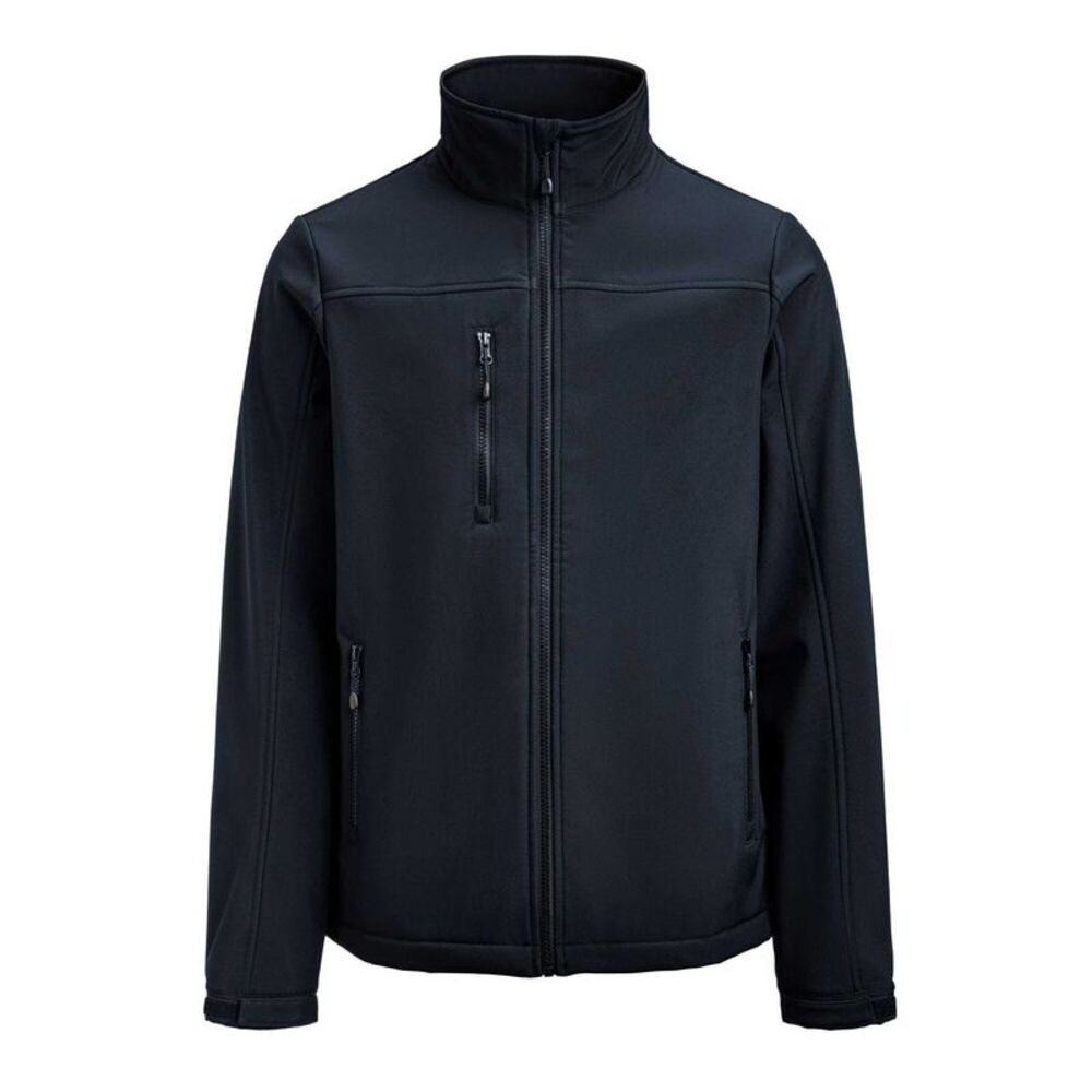 Printer RED Mens Airwalk Soft Shell Jacket / Navy